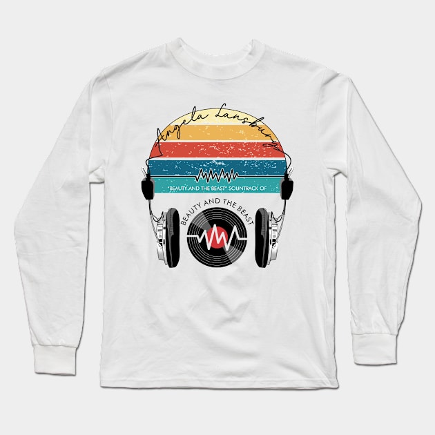 Angela Lansbury - Beauty and the Beast Long Sleeve T-Shirt by ROBOT BOBROX